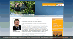 Desktop Screenshot of cdu-blaubeuren.de